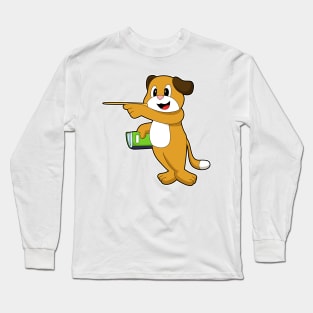 Dog Teacher Book Pointer Long Sleeve T-Shirt